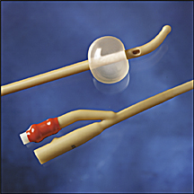 Coude Foley Catheter - 2-way 5cc, 18 Fr