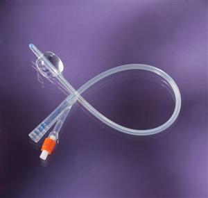 100% Silicone Foley Catheter, 10FR w/ 3ml Balloon  (case of 10)