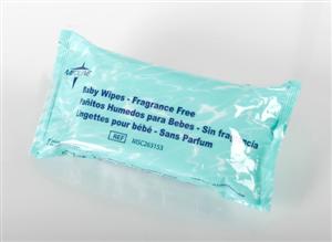 Fragrance Free Baby Wipes, 5.5"x7.25", 80/pk (case of 24 pk)
