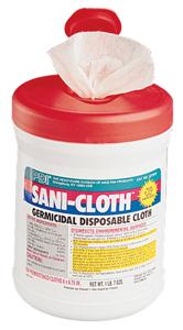 Sani-Cloth Plus Germicidal Wipes, 160 Wipes/tub