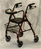 Deluxe Rollator w/ Curved Back