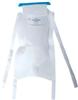 Ice Bag with Clamp-Closure, 4 ties, White, 6.5"x14"  (case of 50)