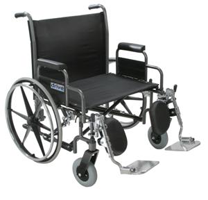 Drive Medical Sentra Heavy Duty Extra Wide Wheelchair - 28" with Desk Arms