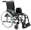 Drive Medical Cougar Wheelchair - 18" with Adjustable Desk Arms and Swingaway Footrests