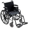 Drive Medical Cruiser III Lightweight Wheelchair - 16" with Desk Arms and Swingaway Footrests