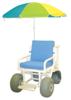 MJM PVC 722-ATC Medical All Terrain Beach Wheelchair
